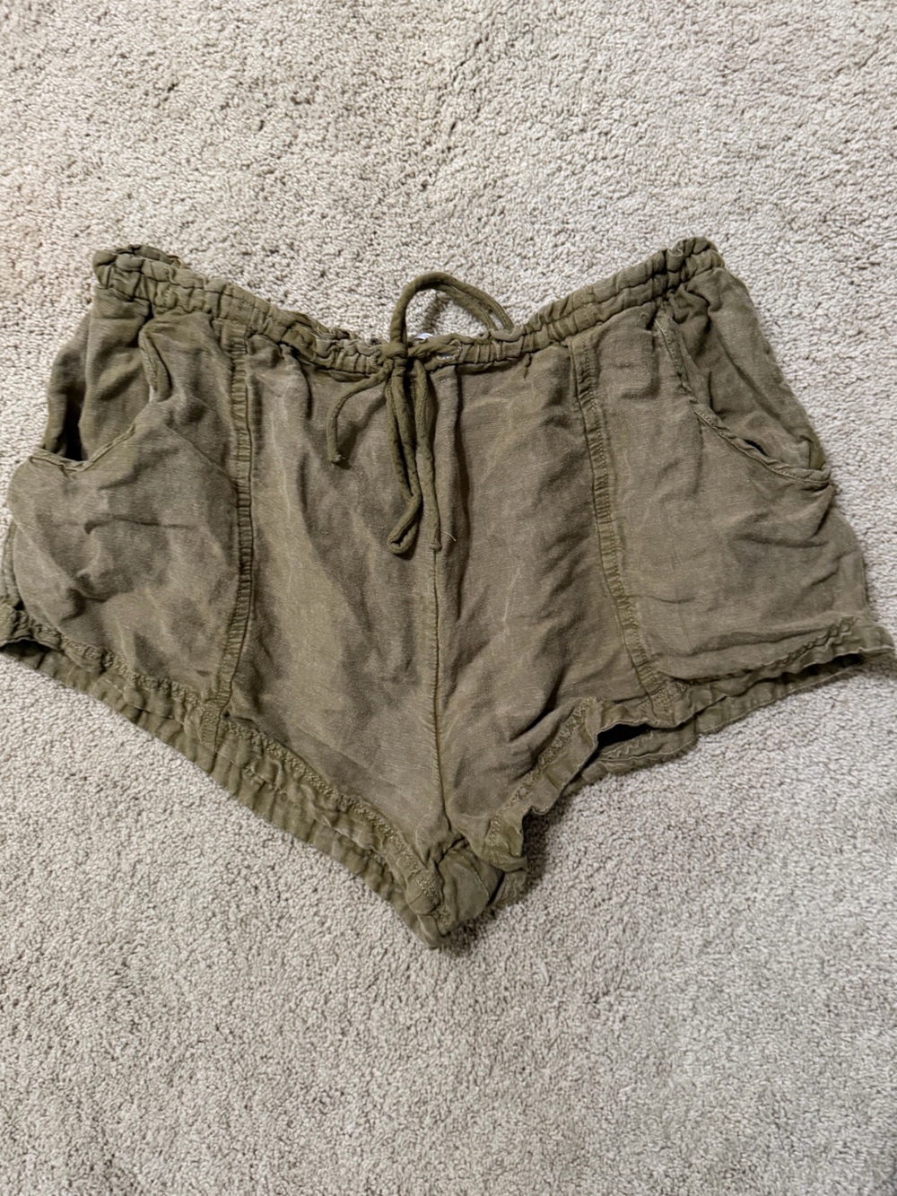 Free People L shorts linen